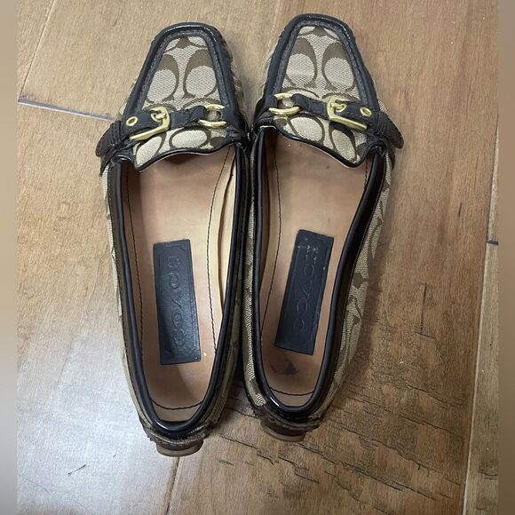 Coach Logo Flat Loafers - Picture 3 of 6